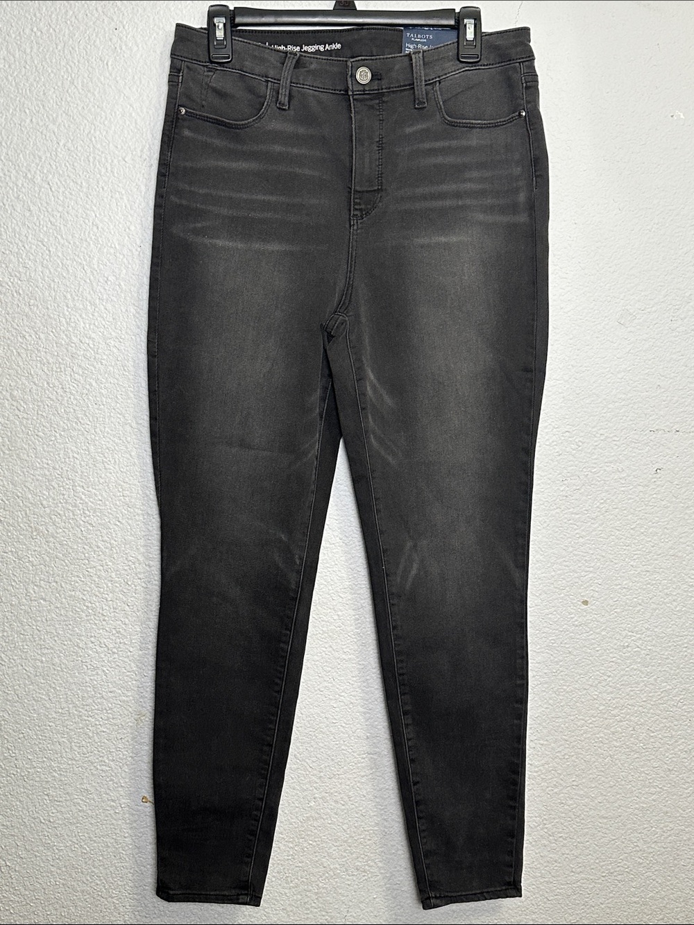 Talbots Flawless‎ High Rise Jegging Ankle Skinny Jean Gray Wash Womens 10 NWOT